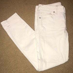 Free People white denim jeans, size 27